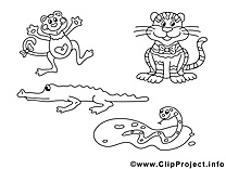 Animaux dessin gratuit à imprimer
