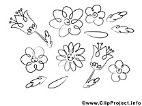 Coloriage floraison images gratuites