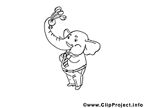 Éléphant clip art à imprimer images gratuites