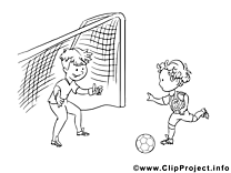 Football image à imprimer clipart