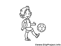 Jouer au foot coloriage cliparts à télécharger