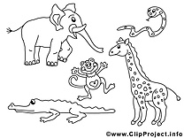 Zoo clipart à imprimer images