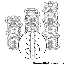 Argent image gratuite – Économie à imprimer