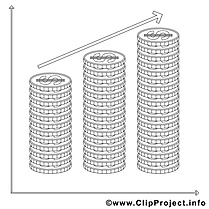 Monaies dessin à télécharger – Économie à colorier