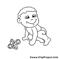 Bébé clip art gratuit – Enfants à imprimer