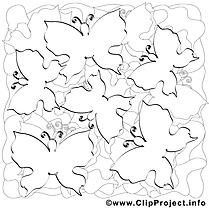Papillons cliparts gratuis – Été à imprimer