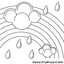 Pluie images – Été gratuits à imprimer