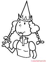 Princesse coloriage