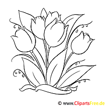 Tulipes images – Fleurs gratuit à imprimer