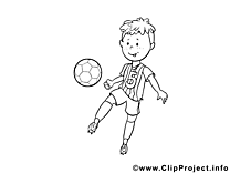 Dessin ballon – Football gratuits à imprimer