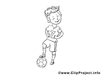 Image à télécharger ballon – Football à colorier