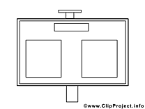 Tableau dessin – Coloriage football à télécharger