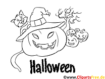 Citrouille illustration – Halloween à imprimer