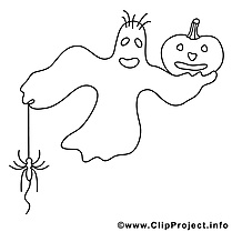 Clip arts phantôme – Halloween à imprimer
