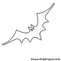 Cliparts gratuis chauve-souris – Halloween à imprimer