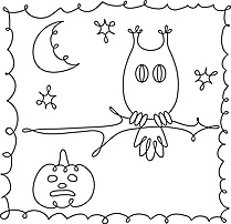 Hibou cliparts gratuis – Halloween à imprimer