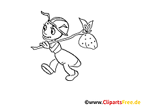 Fourmi clipart – Insects dessins à colorier