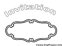 Carte dessin gratuit – Invitations à colorier