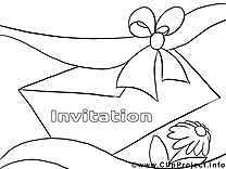 Enveloppe dessins gratuits – Invitations à colorier