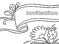 Invitations à imprimer clip arts