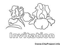 Invitations à imprimer cliparts gratuis