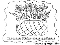 Panier clip arts – Journée des femmes à imprimer