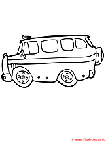 Autobus coloriage