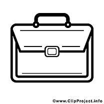 Cartable clip arts – École à imprimer