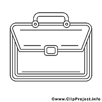 Coloriage cartable école illustration à télécharger