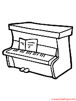 Piano coloriage