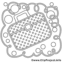 Portefeuille image – École images à colorier