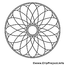 Cliparts gratuis mandalas à imprimer