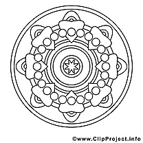 Dessin à télécharger mandalas à colorier