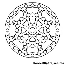 Image gratuite mandalas à colorier