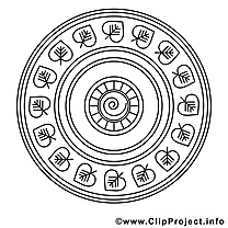 Mandalas images gratuites à colorier