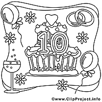 Coloriage Magique Addition Coloriage Anniversaire 10 Ans A