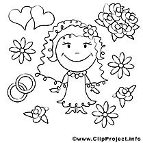 Fiancée images – Mariage gratuits à imprimer