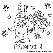 Lapin clip art gratuit – Merci à imprimer