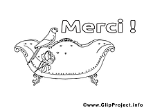 Perroquet clip art – Merci image à colorier