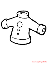 Manteau coloriage