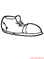 Soulier coloriage