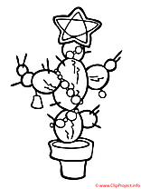 Cactus coloriage