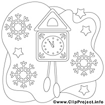 Coucou clip art gratuit – Noël à imprimer