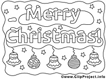 Décoration clip art gratuit – Noël à imprimer