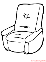 Fauteuil coloriage