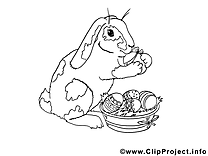 Lapin image gratuite à imprimer illustration