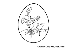 Pipe lapin illustration – Pâques à imprimer