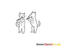 Flûte dessin gratuit – Cartoons à colorier