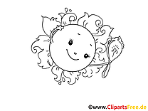 Miroir illustration – Coloriage cartoons cliparts