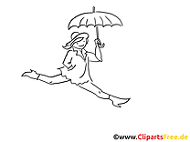 Parapluie images – Cartoons gratuits à imprimer